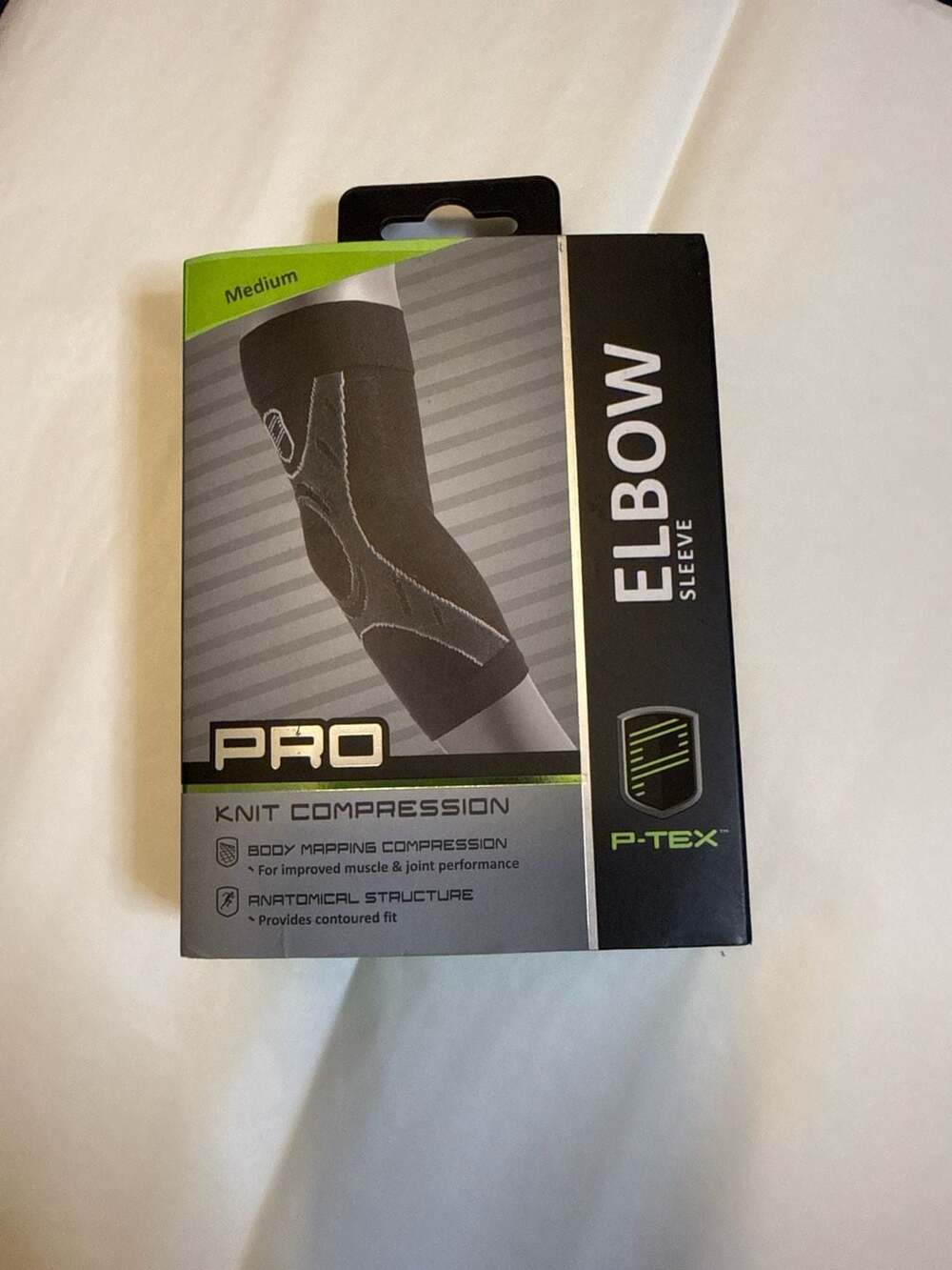 P-TEX Pro Knit Compression Elbow Sleeve, Medium
